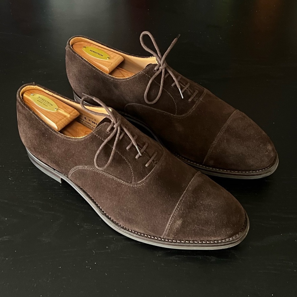 Brown Suede Oxfords (Connaught 2)